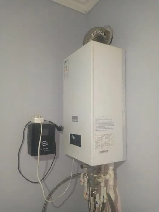 Установка котла