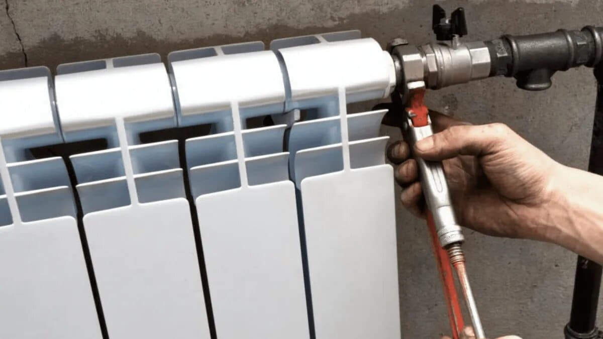 Установка радиатора