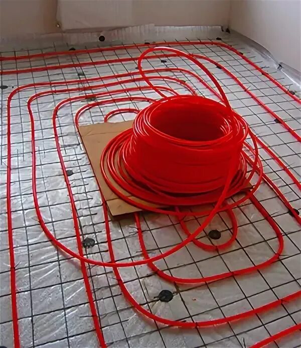 Монтаж тёплого пола - Сантехнические услуги