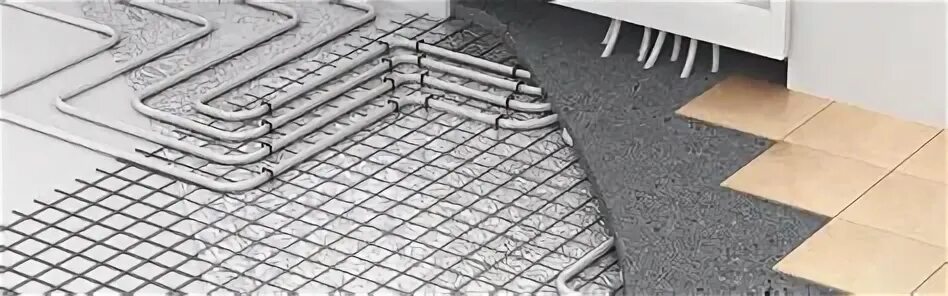 Укладка тёплого пола