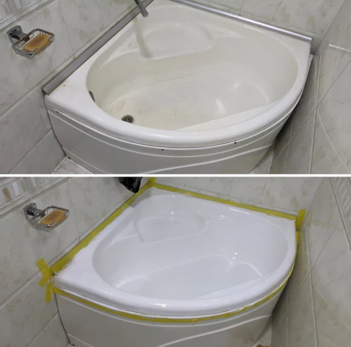 Покрытие ванны акрилом