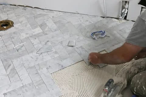 Mramor va kafel yotqizish