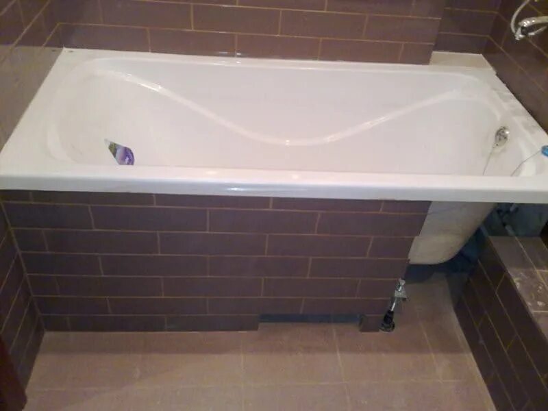 Установка ванны