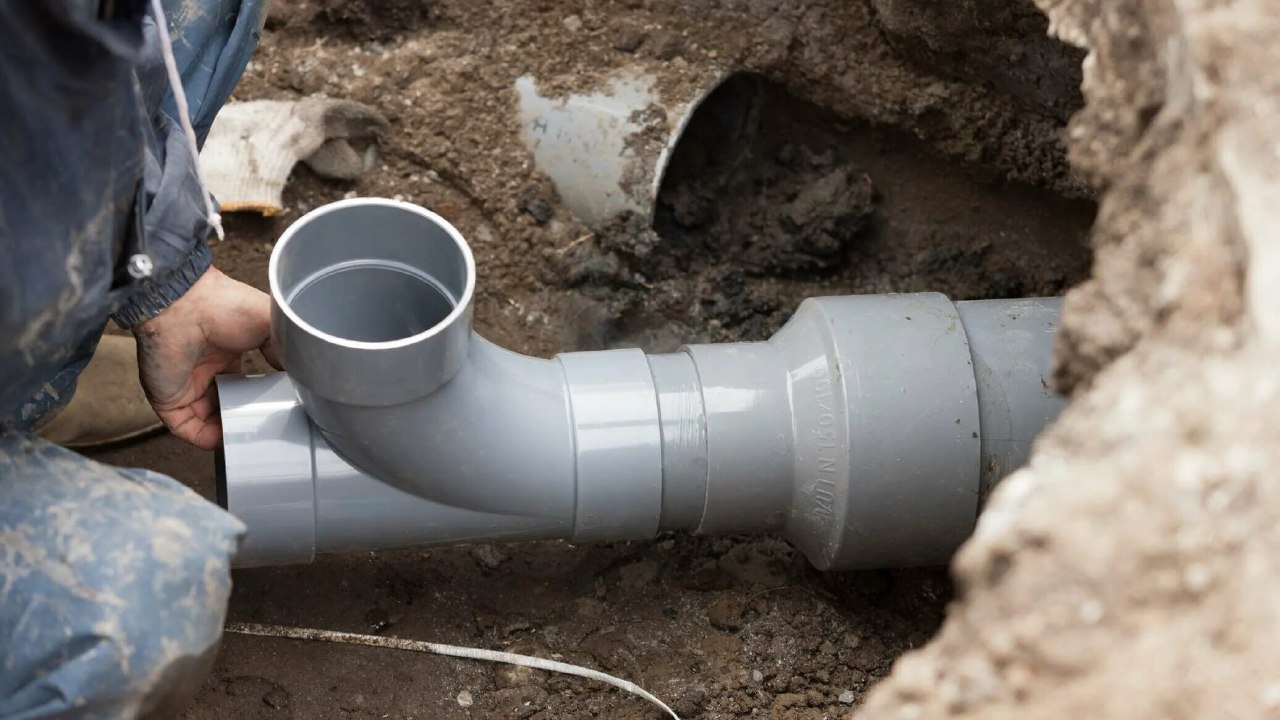 Услуга прокладки канализации - Сантехнические услуги