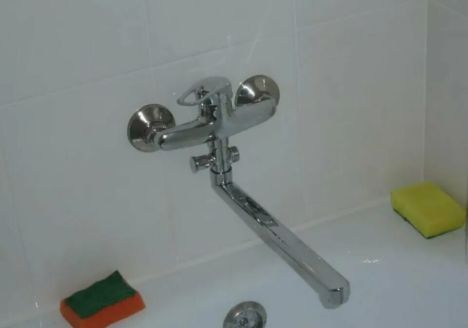 Установка смесителя