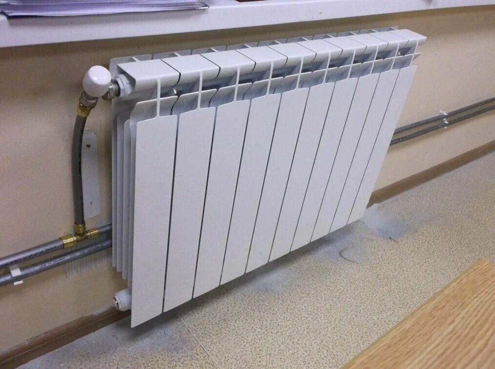 Установка радиатора