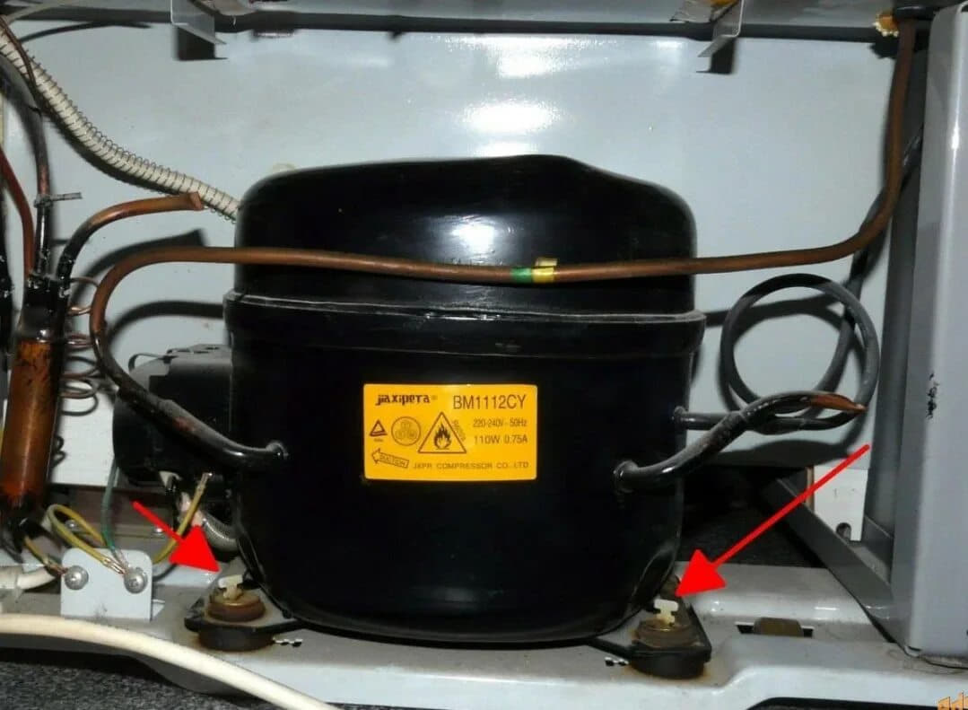 Замена мотора холодильника