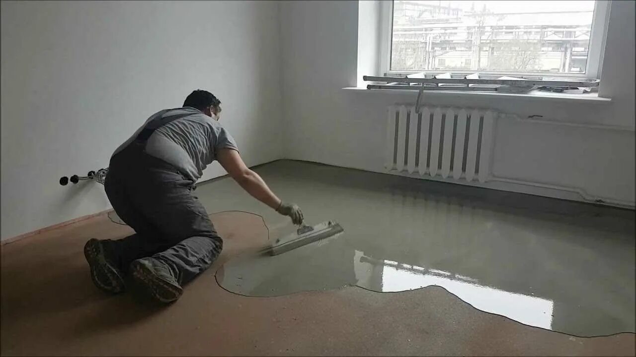 Заливка наливного пола