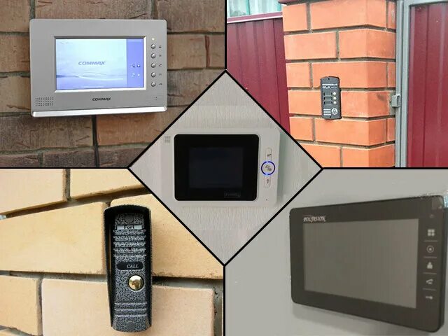 Установка домофона и видеонаблюдения
