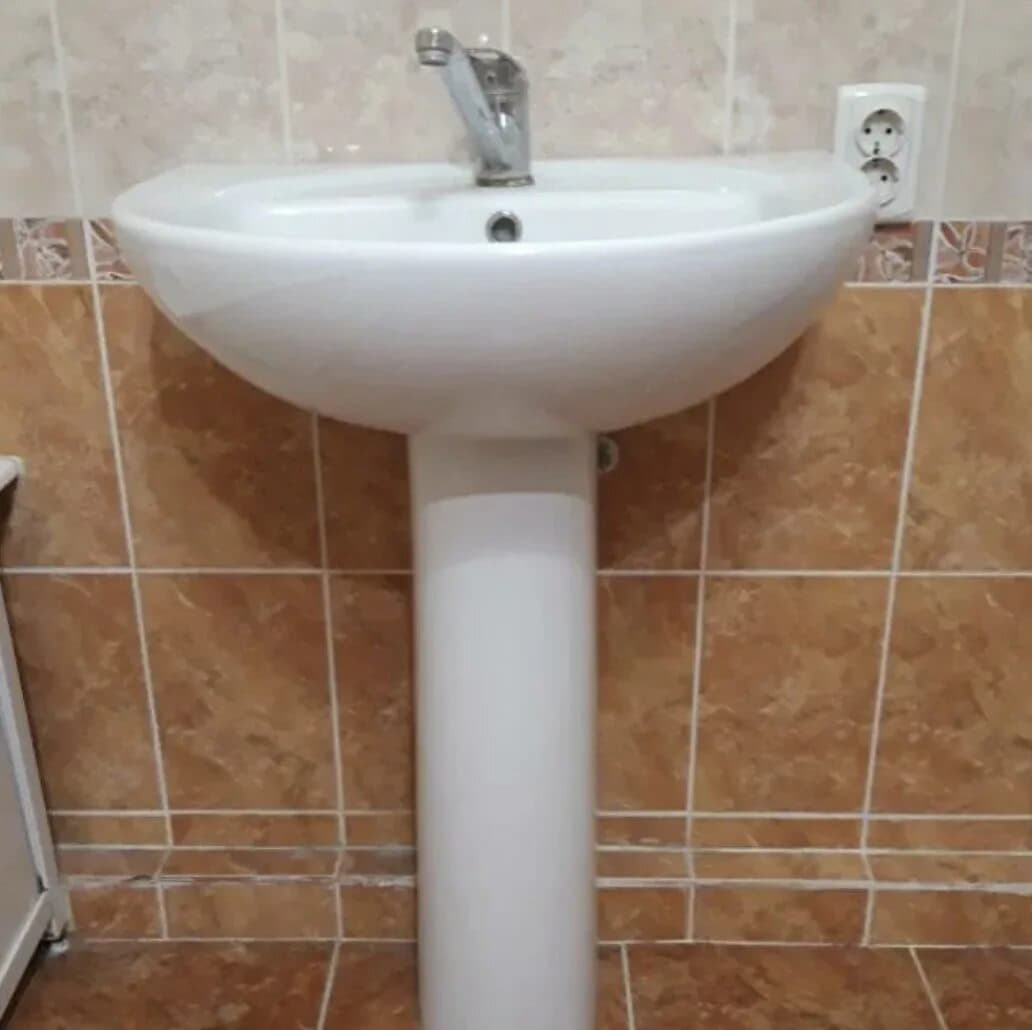 Установка раковины