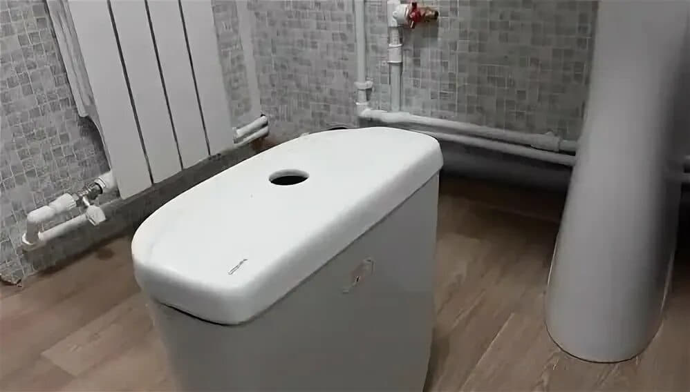 Установка унитаза