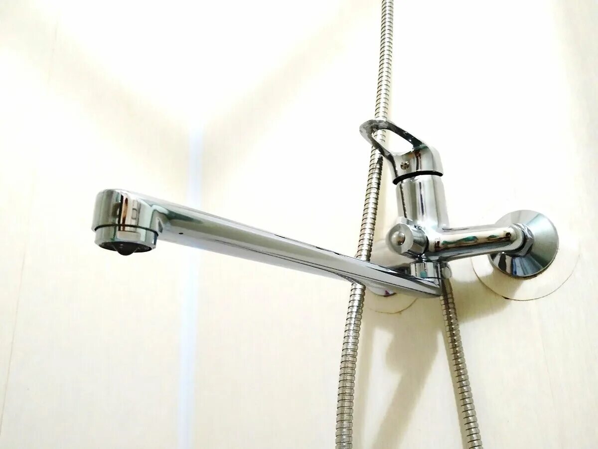 Установка смесителя