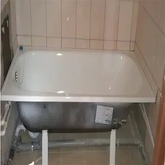 Установка ванны