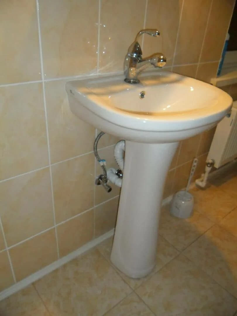 Установка раковины