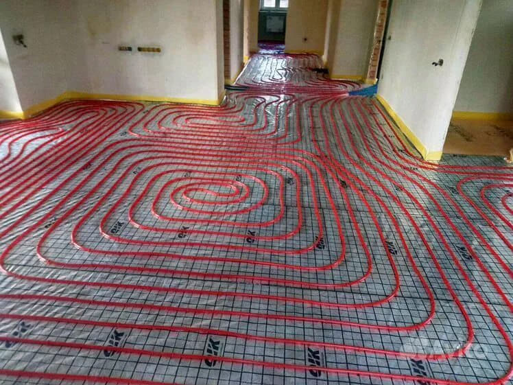 Установка теплого пола