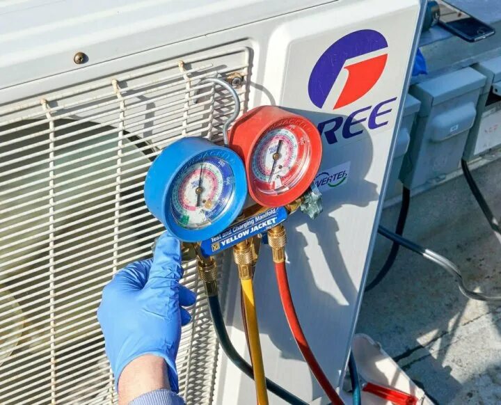 Заправка фреона в кондиционер