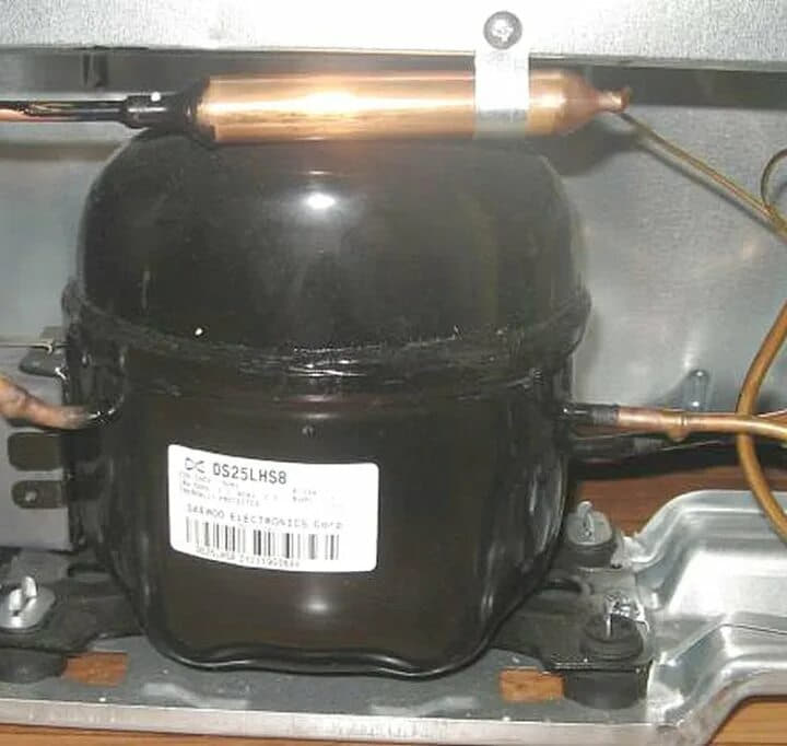 Установка нового мотора для холодильника