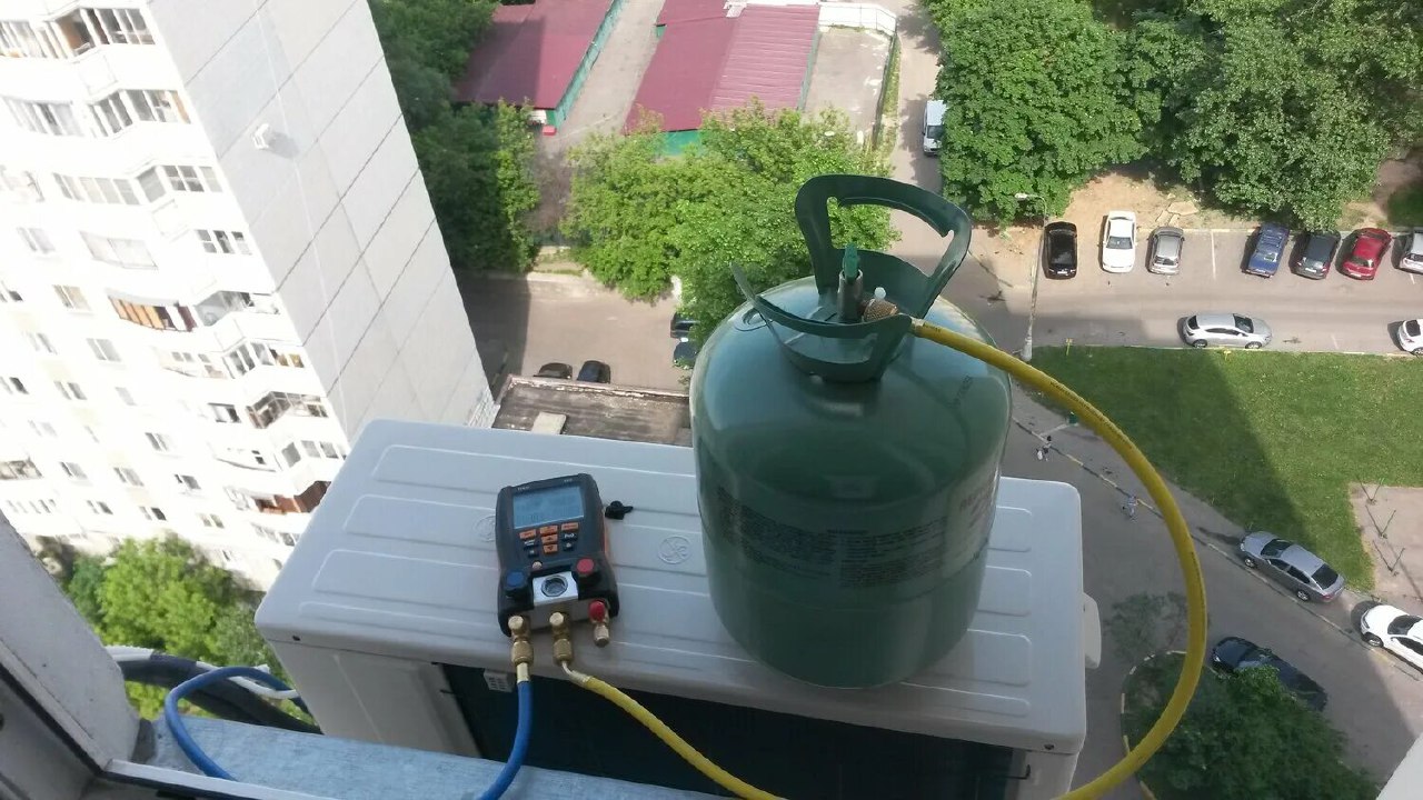 Konditsionerga freon gaz quyish xizmati