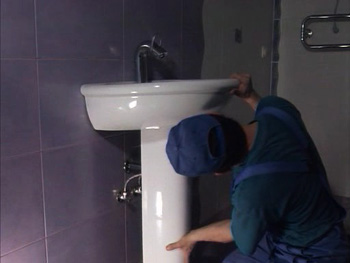 Установка раковины - Сантехнические услуги
