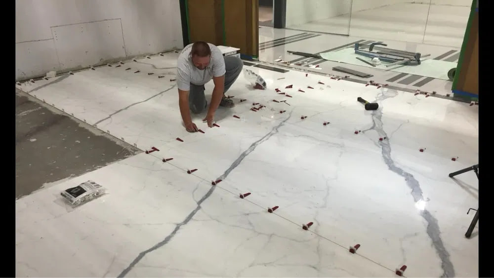 Укладка кафеля