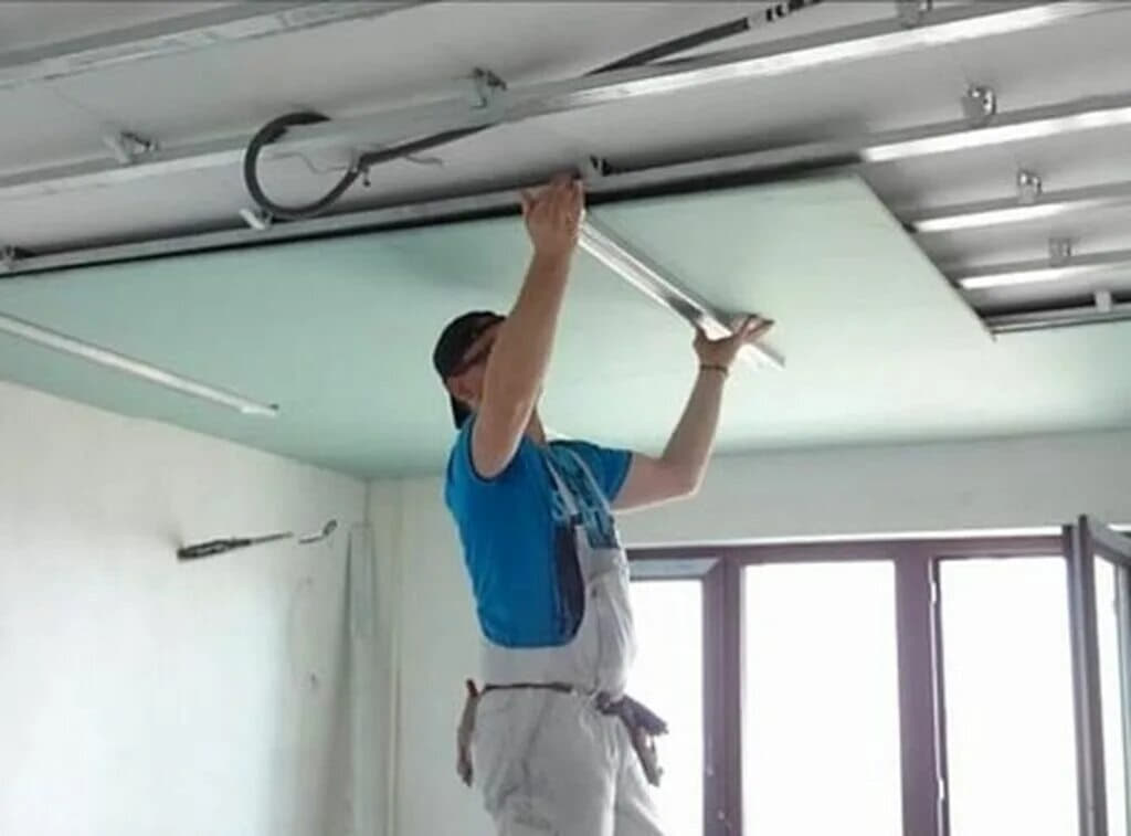 Монтаж гипсокартона