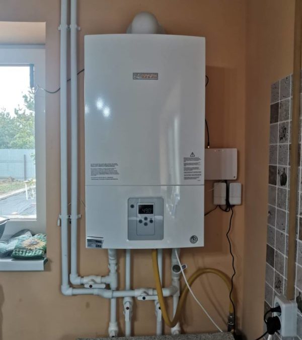 Установка котла