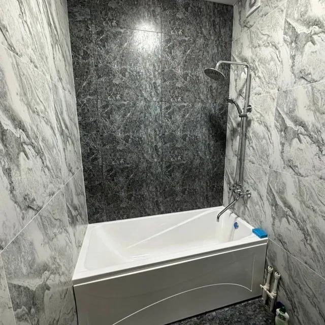 Установка ванны