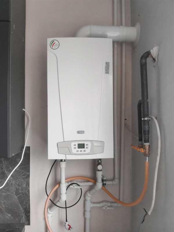 Установка котла