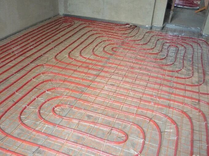 Услуга укладки тёплого пола - Сантехнические услуги