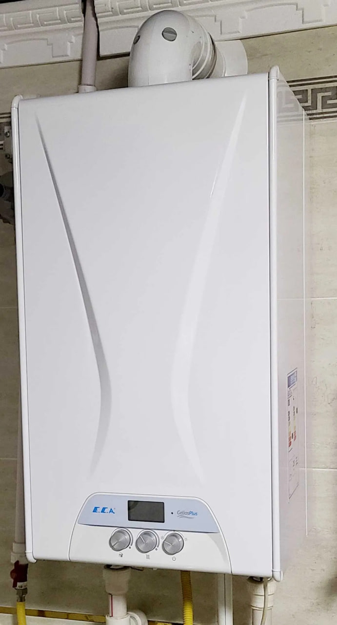 Установка котла