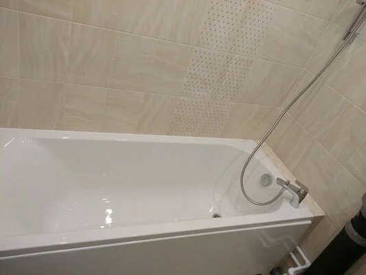 Установка ванны