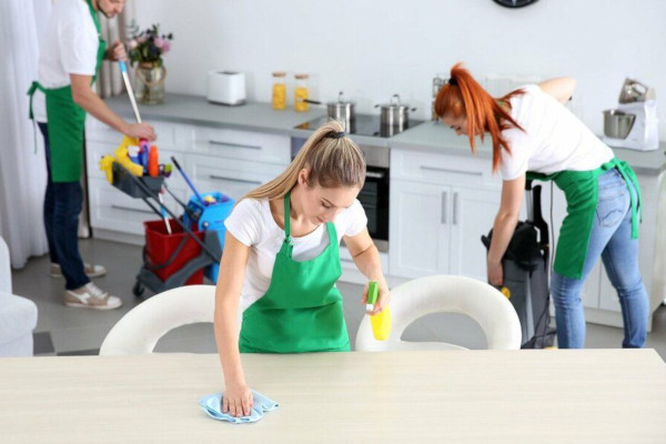 Уборка после дезинфекции