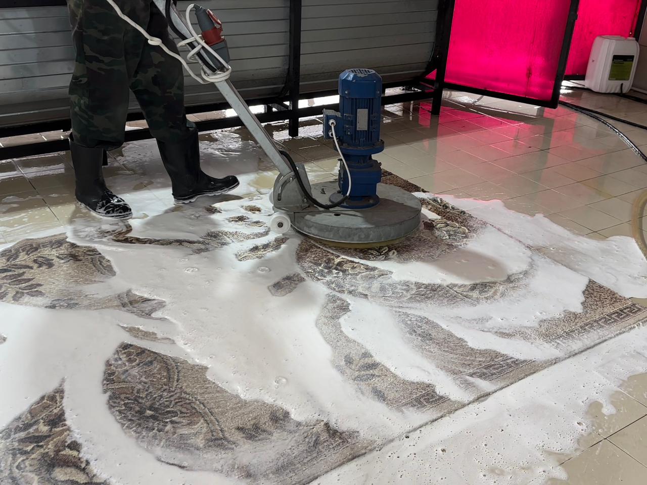 Услуга стирки ковров