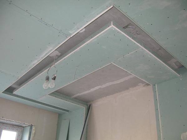 Работы по гипсокартону