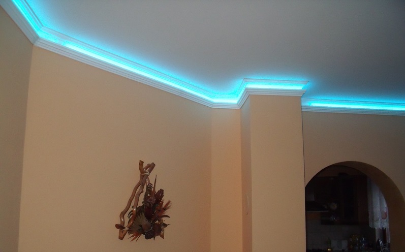 Монтаж ленточной подсветки