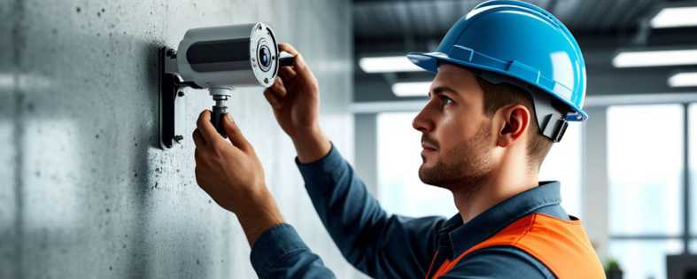 Установка камер видеонаблюдения