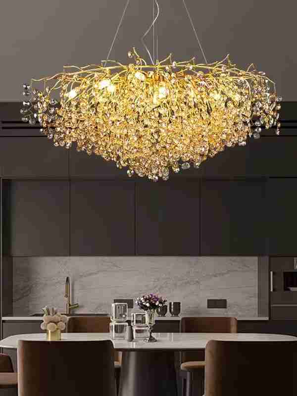 Установка люстры