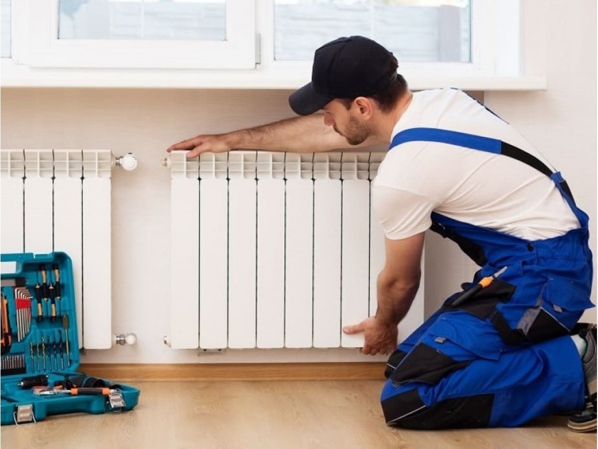 Установка радиатора