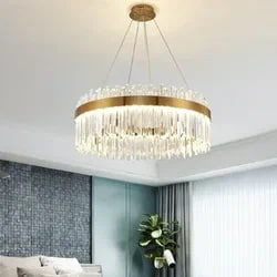 Установка люстры