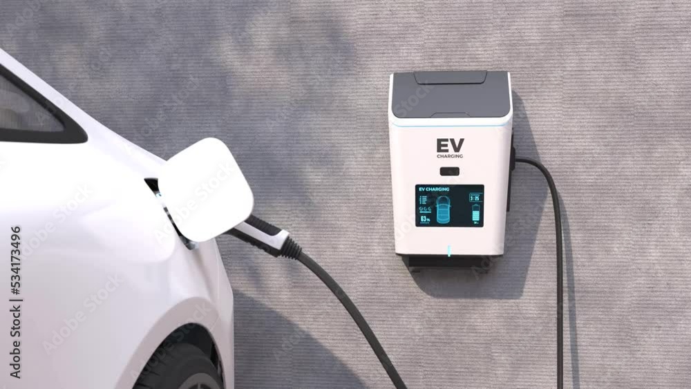 Установка зарядки для электромобиля