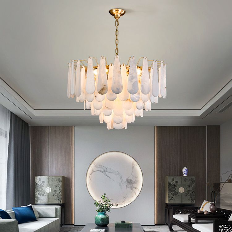 Установка люстры