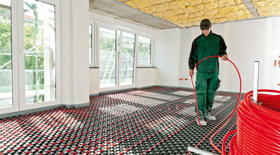 Услуга установки тёплого пола