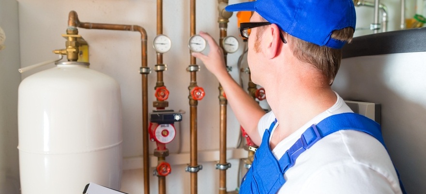 Установка котла