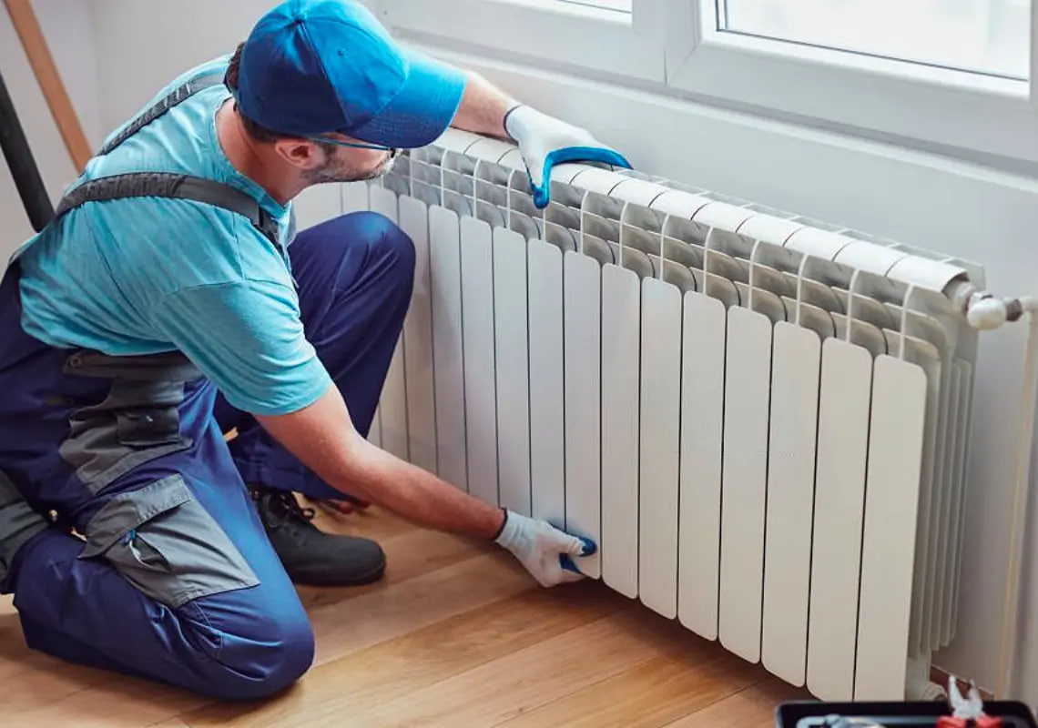 Установка радиатора