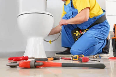 Установка унитаза