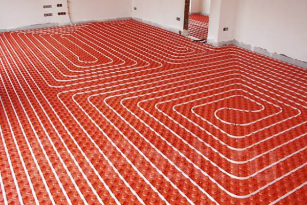 Монтаж тёплого пола