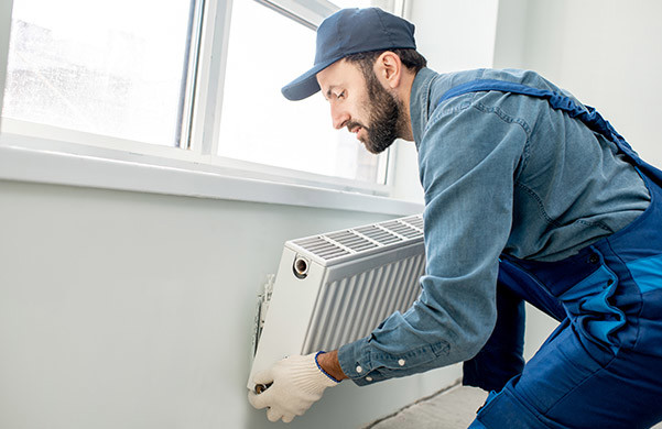 Установка радиатора