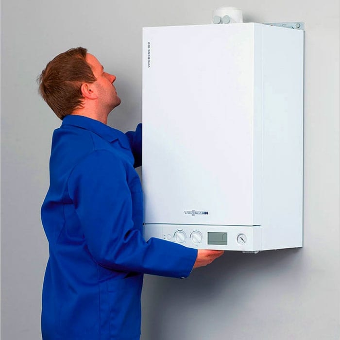 Установка котла