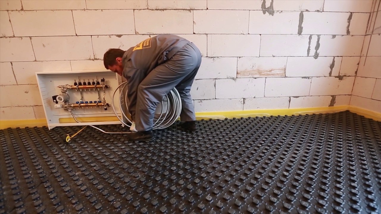 Монтаж тёплого пола - Сантехнические услуги