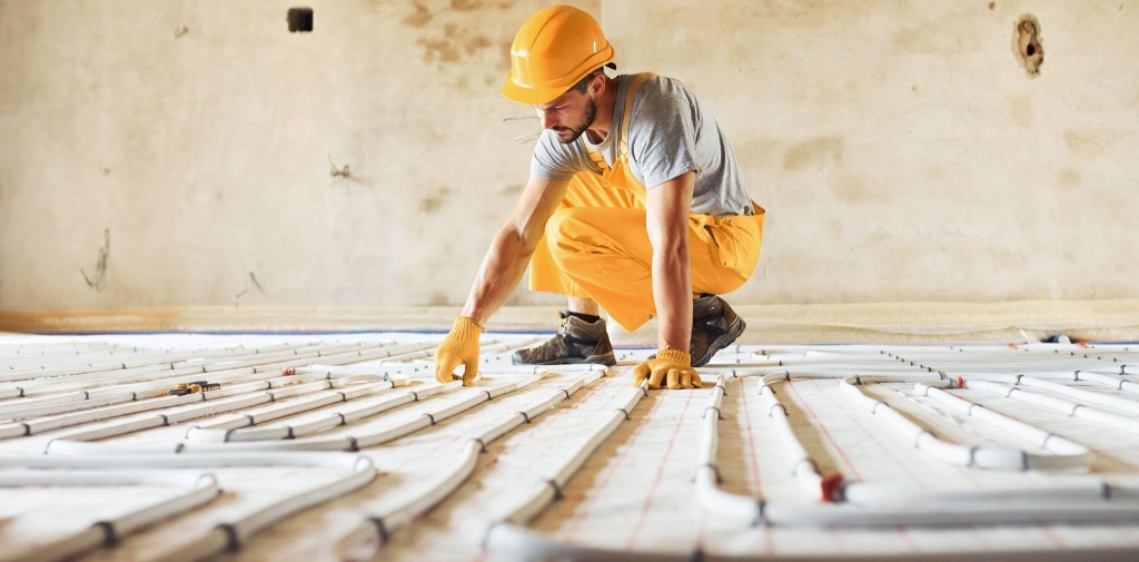 Монтаж тёплого пола (topli pol)